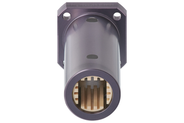 drylin® Q linear plain bearing with angular flange, tandem