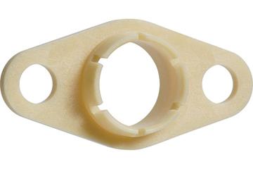 iglidur® J, two hole flanged bearing with preload, mm