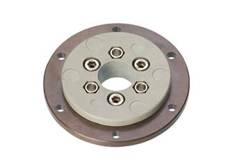 iglidur® slewing ring, PRT-02, outer ring made from iguton G plastic, inner ring made from iglidur® J4