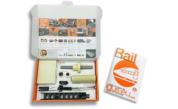 Rail technology sample box