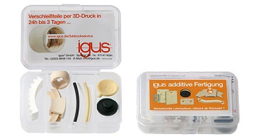 Sample box for 3D printing service