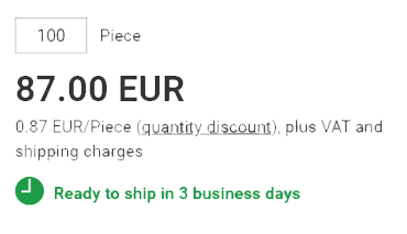 3D printing service price