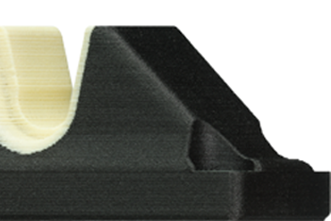 3D printed multi-material components