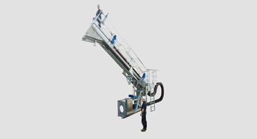 Shore power connection for LNG Power Barge