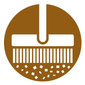 drylin® linear bearings are dirt-resistant