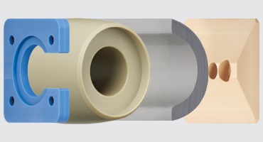 Various components made of iglidur bar stock